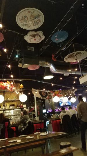 Bar area at Kokeshi in Salem