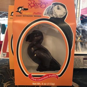 Vegan puffin at Bixby & Co in Rockland