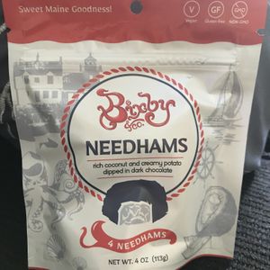 Vegan packaged bon bons at Bixby & Co in Rockland
