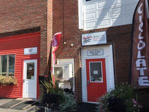 Outside shop at Bixby & Co in Rockland