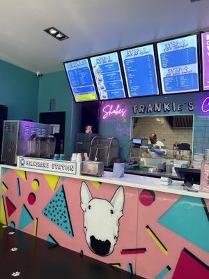 Inside  at Frankie's Toasties in Manchester