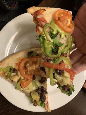 It was much tastier than it looks at Mooses Tooth in Anchorage