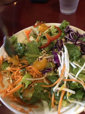 Sesame soy salad   at Mooses Tooth in Anchorage