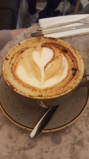 Cappuccino at Vertigo - Cross St in Manchester