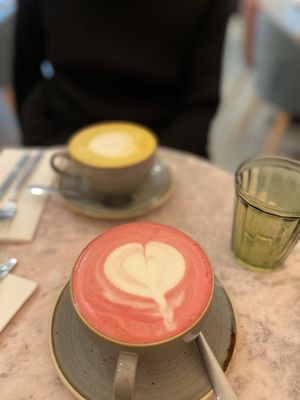 Lattes at Vertigo - Cross St in Manchester