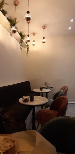 Cosy seats at Vertigo - Cross St in Manchester