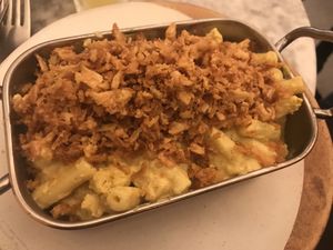 Mac and ‘cheese’  at Vertigo - Cross St in Manchester