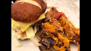 Burger time 🍔 at Vertigo - Cross St in Manchester