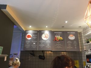 Lunch menu at Vertigo - Cross St in Manchester