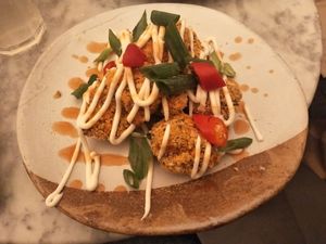 Cauliflower wings at Vertigo - Cross St in Manchester