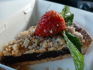 Berry Crumble Cake at Manggis in Canggu in Canggu