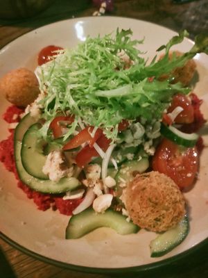 Hummus salad at Manggis in Canggu in Canggu