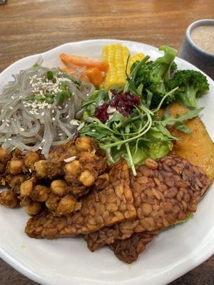 House salad (dressing is lit)  at Manggis in Canggu in Canggu