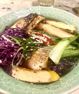 Vegan ramen  at Manggis in Canggu in Canggu