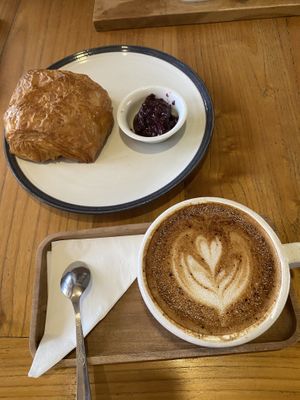 Chocolate croissant   at Manggis in Canggu in Canggu