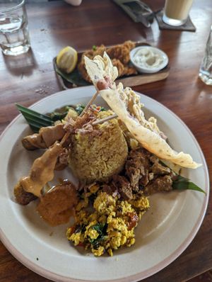 Nasi campur at Manggis in Canggu in Canggu