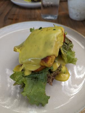 Tofu Hollandaise at Manggis in Canggu in Canggu