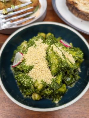 Chickpea Avocado Basil Pesto at Manggis in Canggu in Canggu