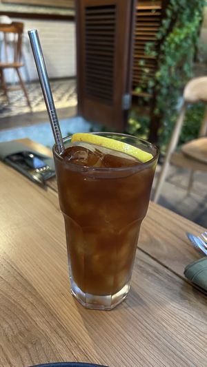 Iced teaa  at Manggis in Canggu in Canggu
