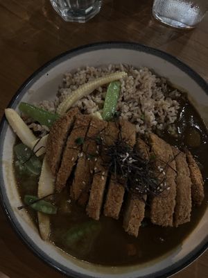 Japanese Katsu curry  at Manggis in Canggu in Canggu