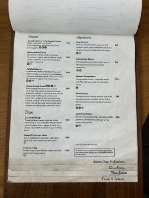 Menu June  at Manggis in Canggu in Canggu