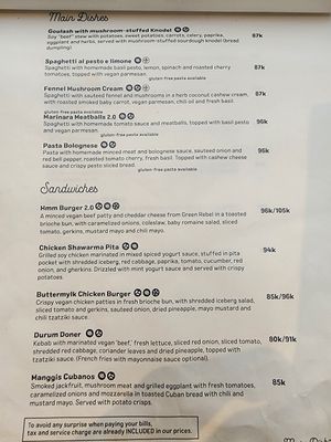 Main Dishes 1 - August 24 at Manggis in Canggu in Canggu