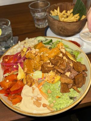 Special monthly salad (best salad I ever had in my entire life)   at Manggis in Canggu in Canggu