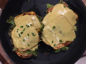 Tofu Hollandaise at Manggis in Canggu in Canggu