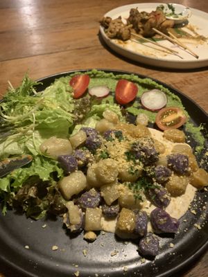 Gnocchis Trio with cashew cheese cream - ❤️ at Manggis in Canggu in Canggu