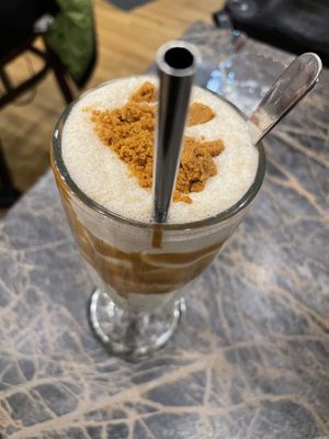 Biscoff milkshake   at Roule Galette in Melbourne