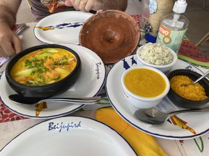 Moqueca de legumes e acompanhamentos   at Bejupira in Porto De Galinhas