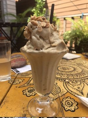 Banana peanut butter nice cream! SO good!!  at Mia's Hangout in Krabi