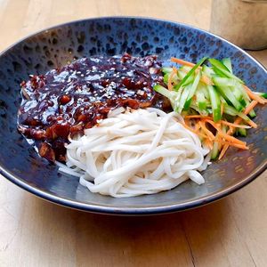 Korean Jajiang Noodles at Brainwave Cafe in Sydney