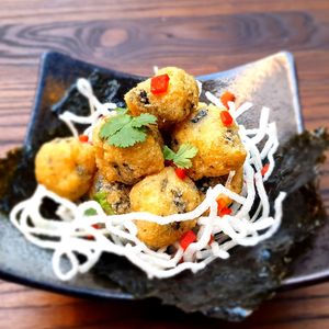 Salt and Pepper Nori Tofu at Brainwave Cafe in Sydney