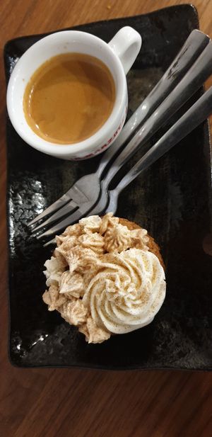 Carrot cake at Brainwave Cafe in Sydney