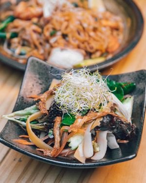 Banana Blossom Salad at Brainwave Cafe in Sydney