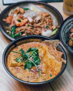Laksa at Brainwave Cafe in Sydney