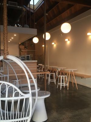 Restaurant is cute at Sustainabowl in Los Angeles