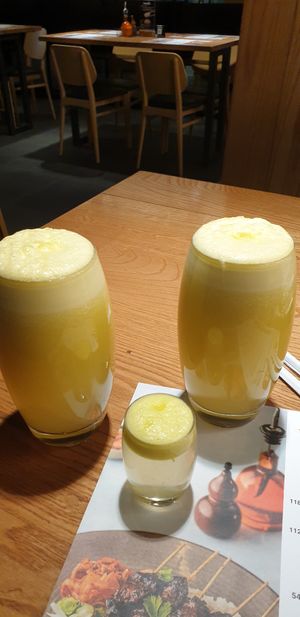High five smoothies at Wagamama in Muscat