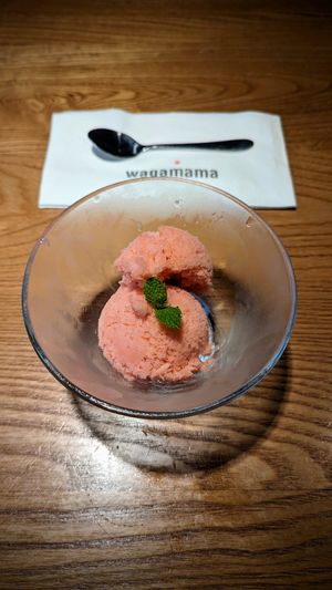 Guava sorbet at Wagamama in Muscat