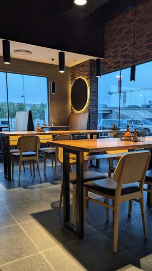 Interior at Wagamama in Muscat