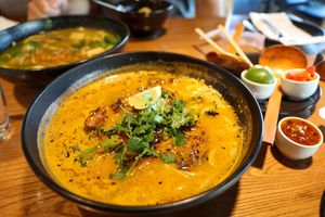 ramen at Wagamama in Muscat