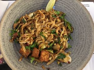 Vegan pad Thai  at Wagamama in Muscat