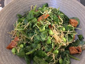 Tofu glass noodles salad at Wagamama in Muscat