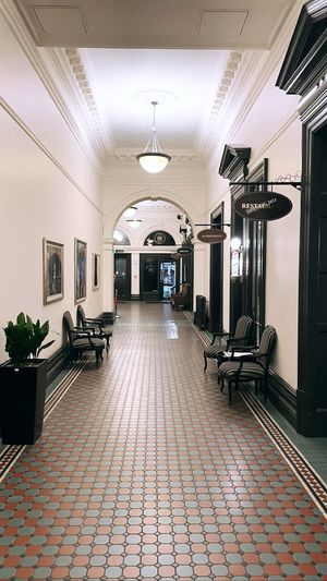 Hall of the building   at O.G.B. in Christchurch