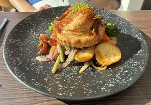 Butternut squash wellington - full of flavour  at Seamill Hydro Hotel in Seamill