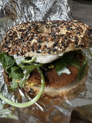 Vegan Breakfast Sandwich   at Forage Market in Portland