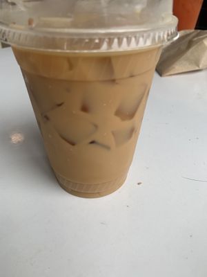 Oat latte  at Forage Market in Portland