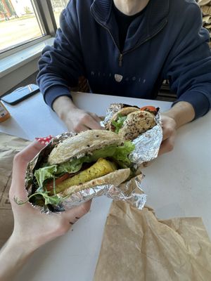 Vegan Breakfast Sandwich   at Forage Market in Portland