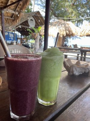 Mocktails  at Benny's On The Beach in Koh Lipe